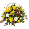 Funeral Basket in Yellow