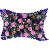 Contemporary Pillow in Purple and Pink