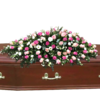 Coffin Spray Pink Roses
