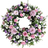 Loose wreath lilac pink